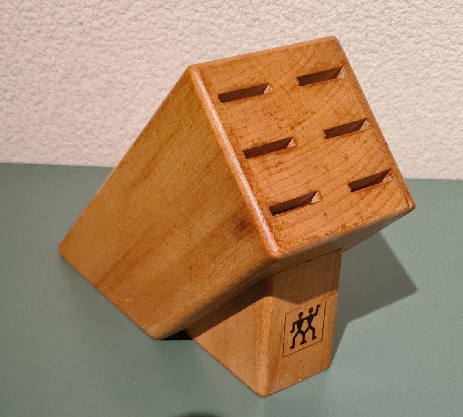 Zwilling messenblok, Hout, Ophalen of Verzenden, Overige merken, Overige typen