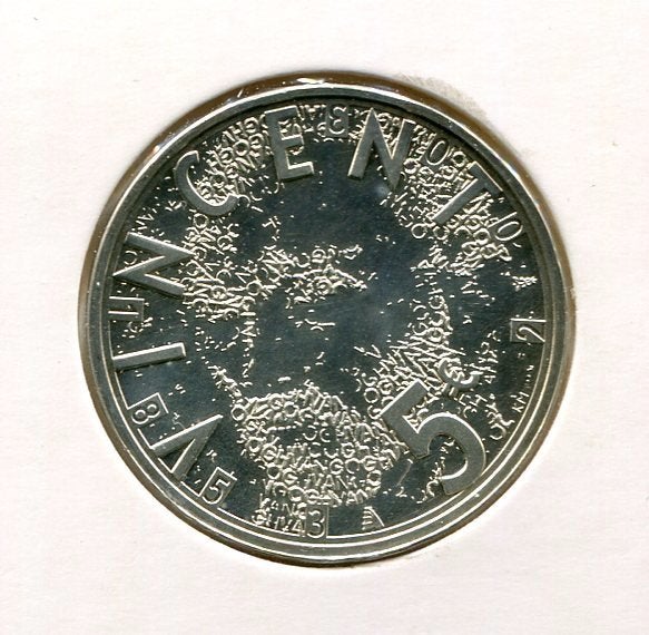 Nederland 5 euro 2003 zilver "Vincent van Gogh", Zilver, Overige landen, Ophalen of Verzenden, 5 euro
