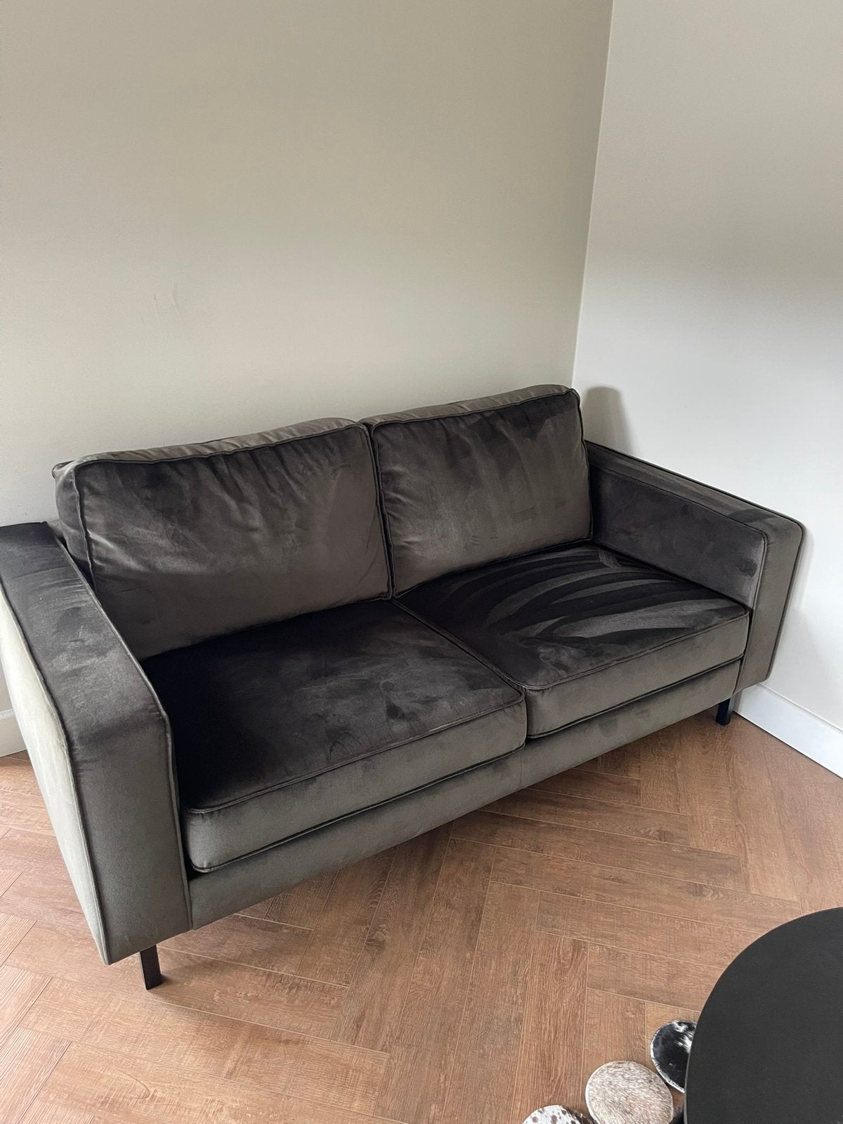 Kwantum bankstel 2 banken, Ophalen, Minder dan 75 cm, 150 tot 200 cm, Stof
