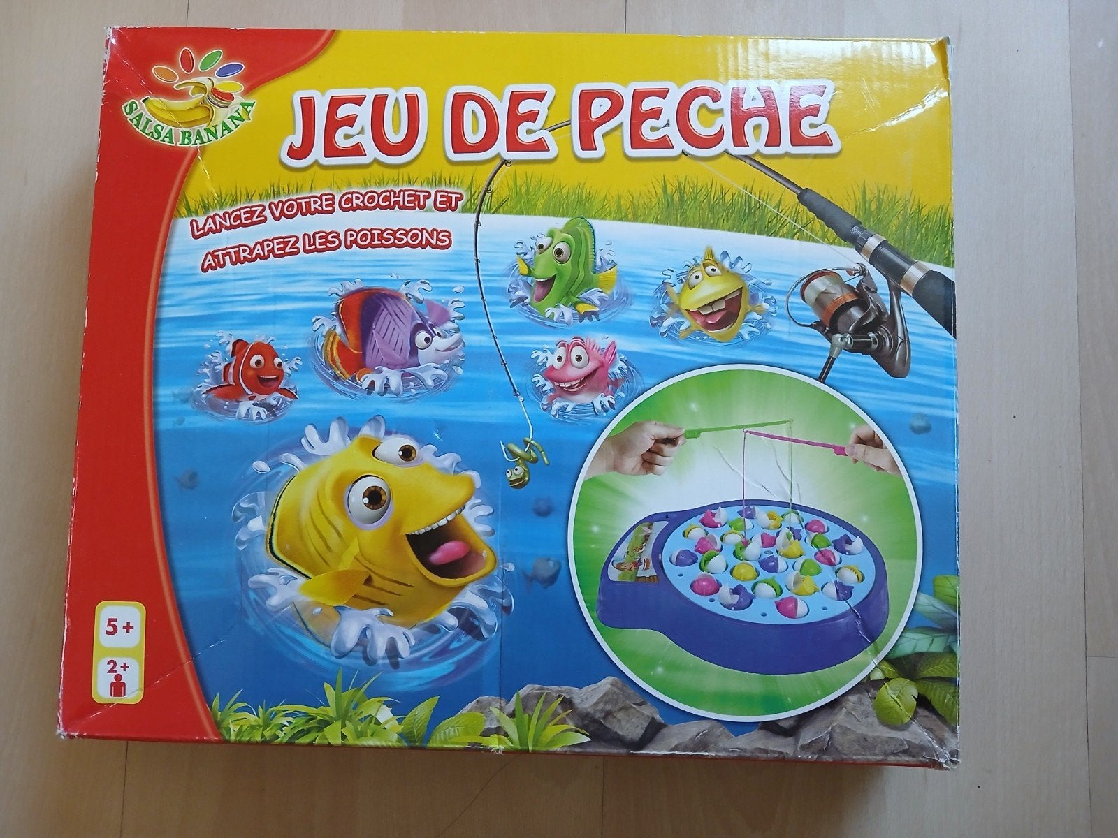 Jeu de Peche (Visspel) van Salsa Banana, Hobby en Vrije tijd, Drie of vier spelers, Ophalen of Verzenden, Gebruikt, Salsa Banana