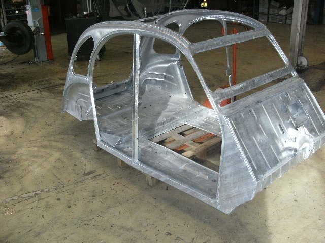koets  verzinkt ( karroserie ) eend  citroen 2 cv, Ophalen, Voor, Citroën, Bumper