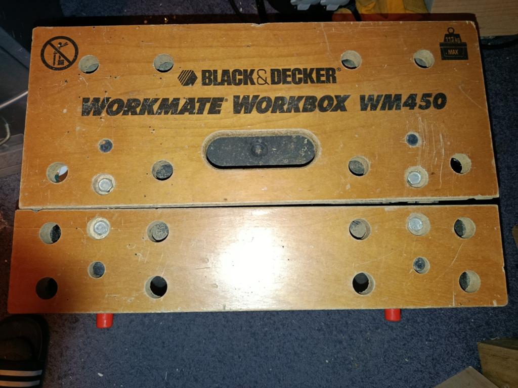 Black & Decker Workmate Workbox WM450 Werkbank, Ophalen of Verzenden, Gebruikt
