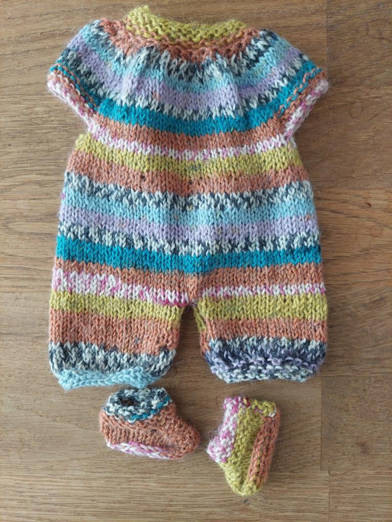 Zonnekindpop 30 cm kledingsetje, Ophalen of Verzenden, Nieuw, Babypop