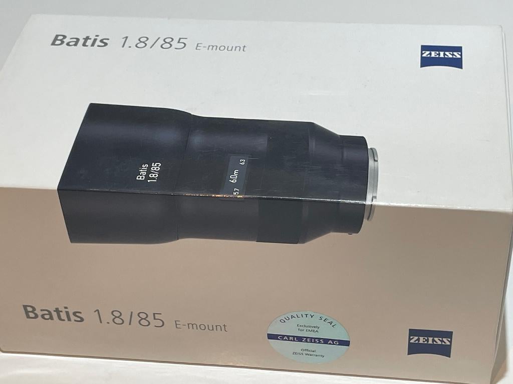 Zeiss Batis 85mm F1.8 primelens, Sony E mount, Ophalen of Verzenden, Gebruikt, Telelens