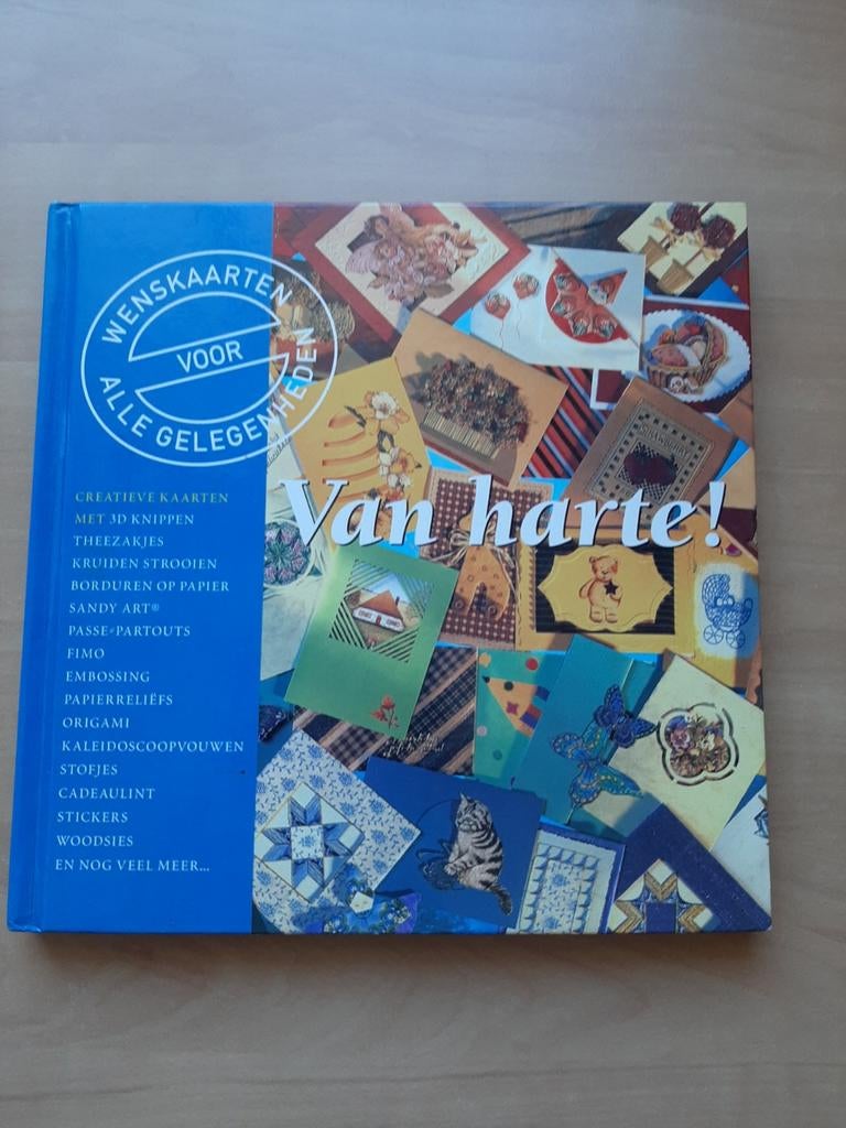 Boek: Wenskaarten maken - Van Harte, Ophalen of Verzenden, Zo goed als nieuw, Overige typen