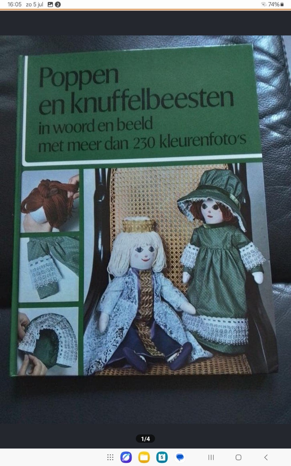 Poppen en knuffelbeestjes maken - Boek met 230+ foto's, Ophalen of Verzenden, Gelezen, Poppen maken, Réchèl Buitenrust Hettema-van Coevorden