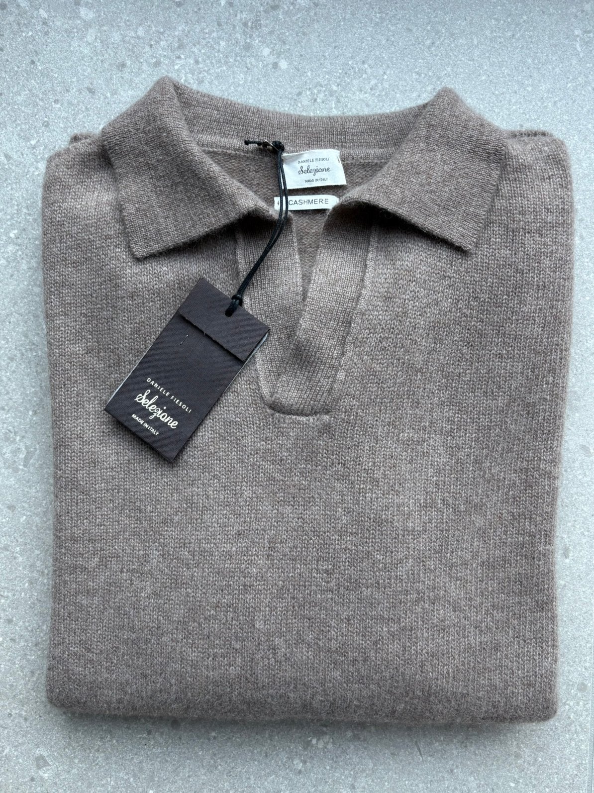Nieuw! Daniele Fiesoli cashmere trui maat L, Kleding | Heren, Ophalen of Verzenden, Zo goed als nieuw, Maat 52/54 (L), Bruin