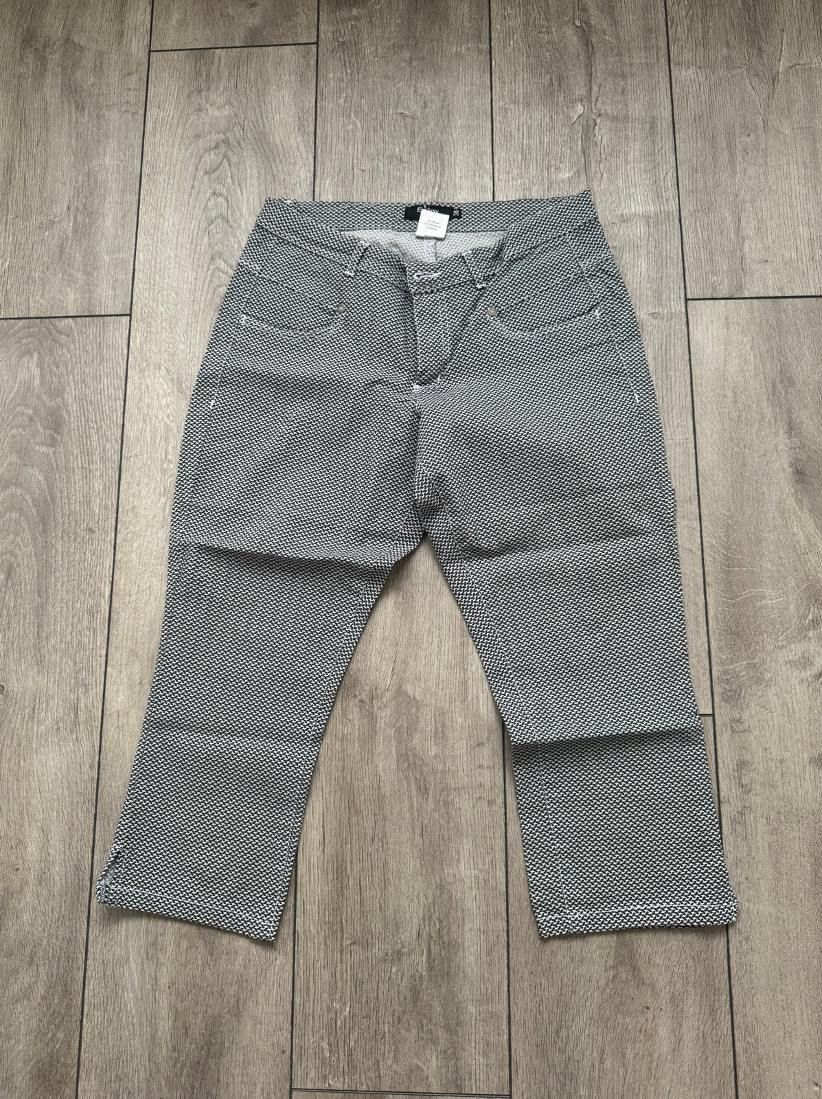 Enjoy driekwart broek met patroon - Maat 38, Maat 38/40 (M), Zwart, Ophalen of Verzenden, Zo goed als nieuw