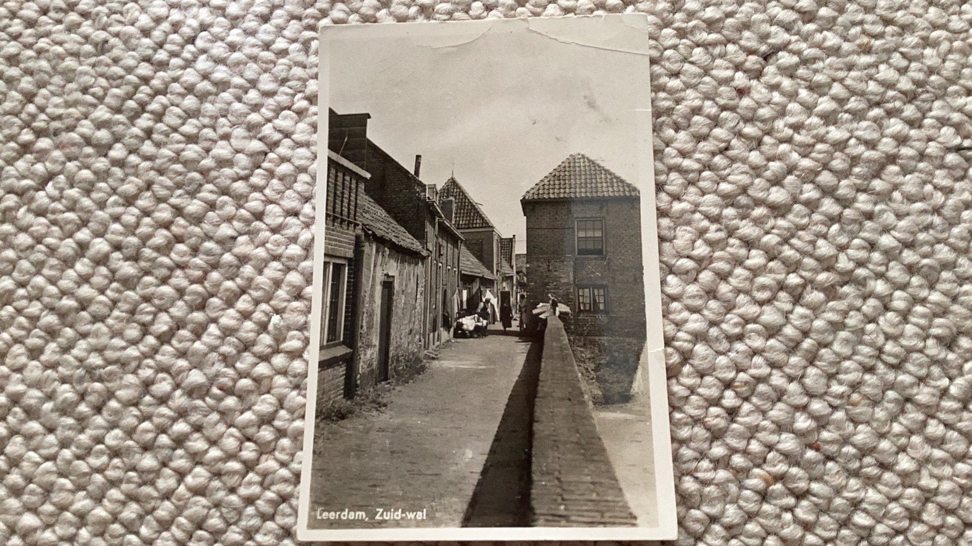 Ansichtkaart Leerdam Zuid-wal jaren ‘60. 987, Ophalen of Verzenden, 1960 tot 1980, Gelopen, Zuid-Holland