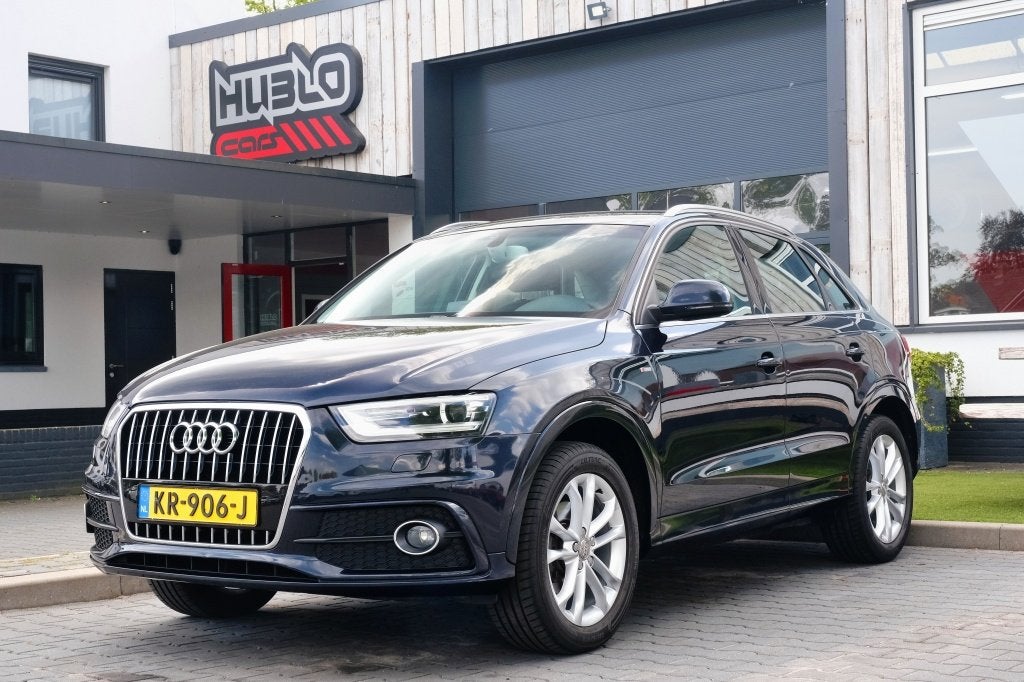 Audi Q3 1.4 TFSI Pro L. S-Line (bj 2014), Auto's, Audi, 4 cilinders, 150 pk, Blauw, Handgeschakeld