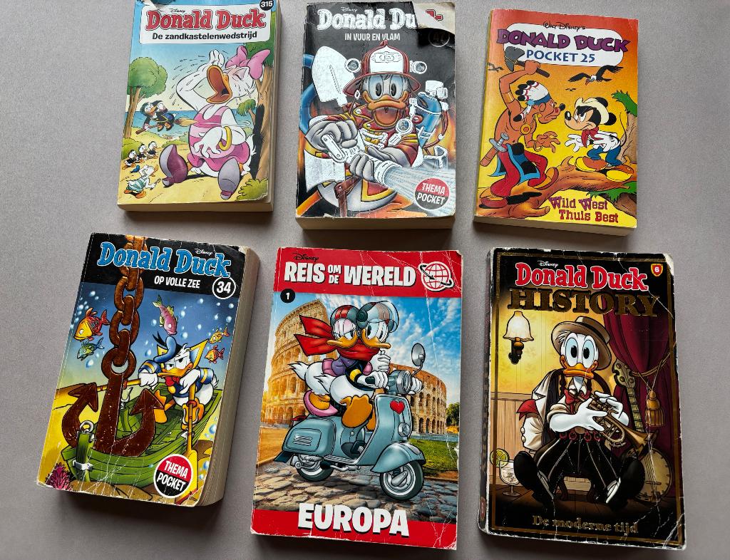 Donald Duck pockets, Meerdere stripboeken, Ophalen, Gelezen, Donald Duck