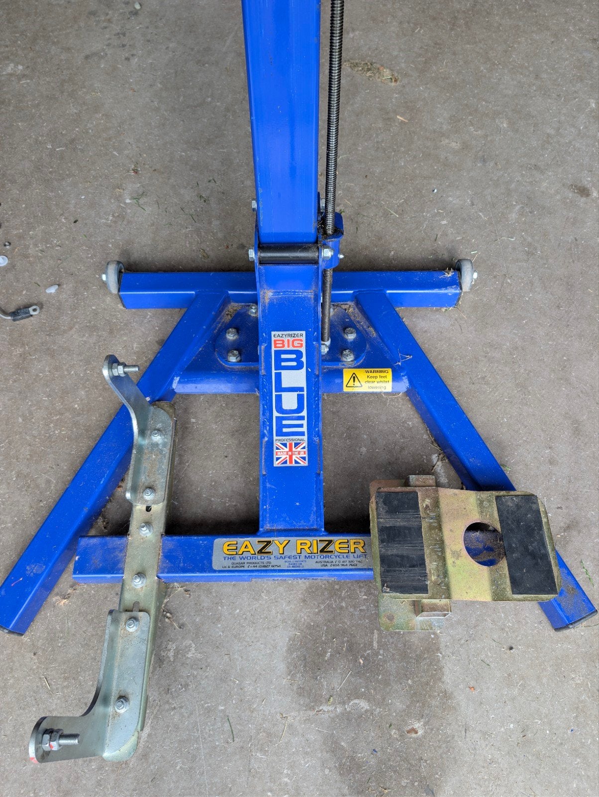 Motorlift voor Triumph Thunderbird, Ophalen, Gebruikt
