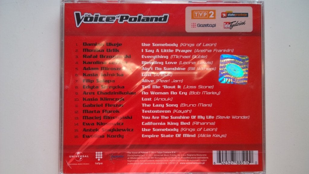 The Voice Of Poland, Ophalen of Verzenden, Zo goed als nieuw, Pop, Album