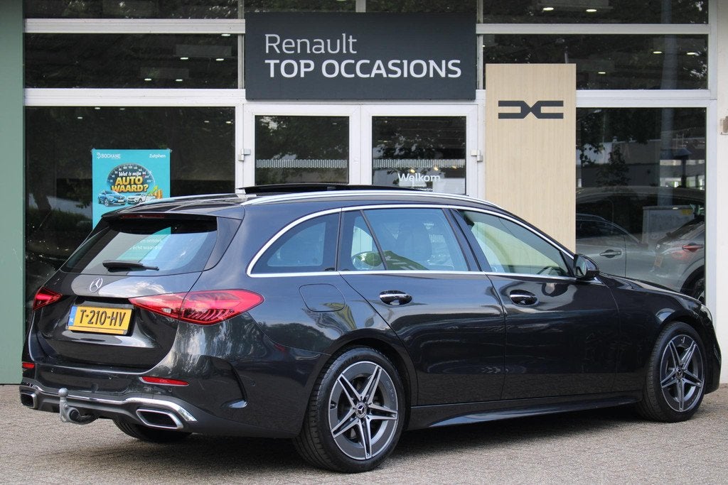Mercedes-Benz C-klasse Estate 200 AMG Line Automaat | Dodeho, 4 cilinders, Met garantie (alle), Automatische klimaatregeling, Leder en Stof