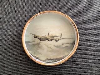 Lancaster vliegtuig bord wandbord verzamelobject Nieuw, Ophalen, Zo goed als nieuw