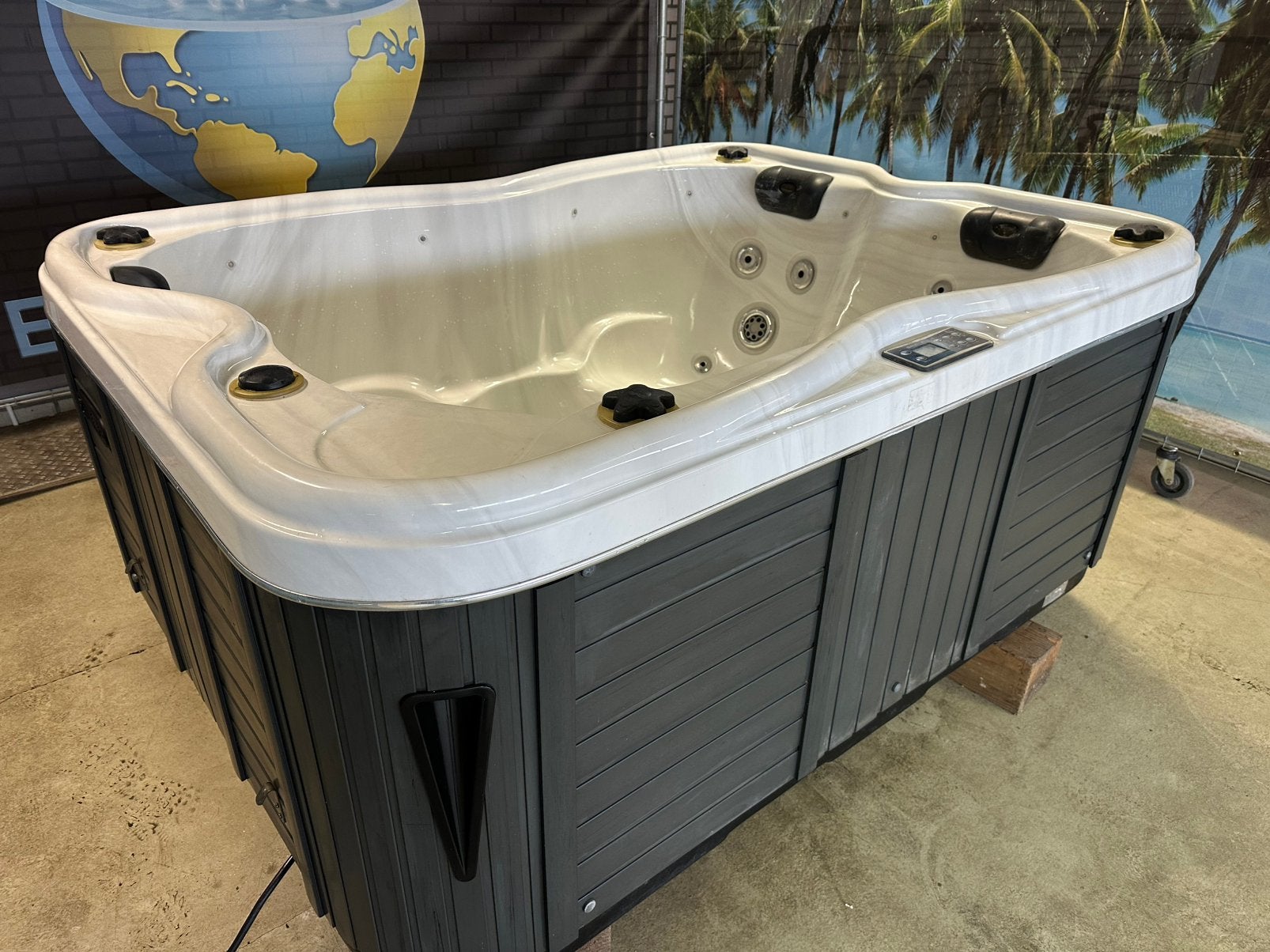 Passion Renew 3 persoons jacuzzi, Tuin en Terras, Bubbelbaden en Hottubs, Ophalen of Verzenden, Zo goed als nieuw, Filter