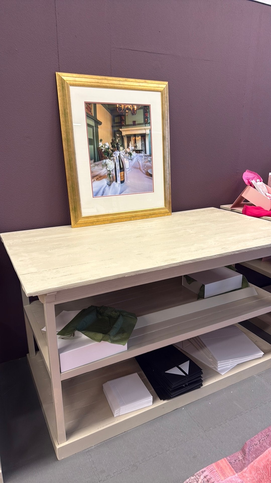 Grote presentatie tafel 3x, Zakelijke goederen, Ophalen