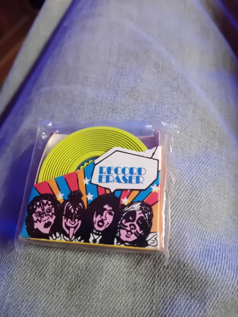 Kiss reccord eraser  japan super zeldzaam! Verzamel item, Ophalen of Verzenden, Zo goed als nieuw, Overige formaten, Poprock
