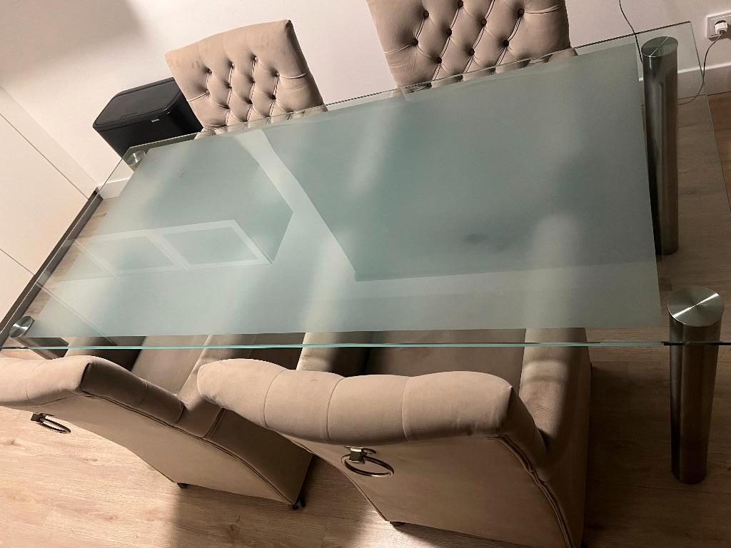 Eettafel 190x90x75.5, Huis en Inrichting, Tafels | Eettafels, Ophalen, Nieuw, 50 tot 100 cm, Vijf personen of meer