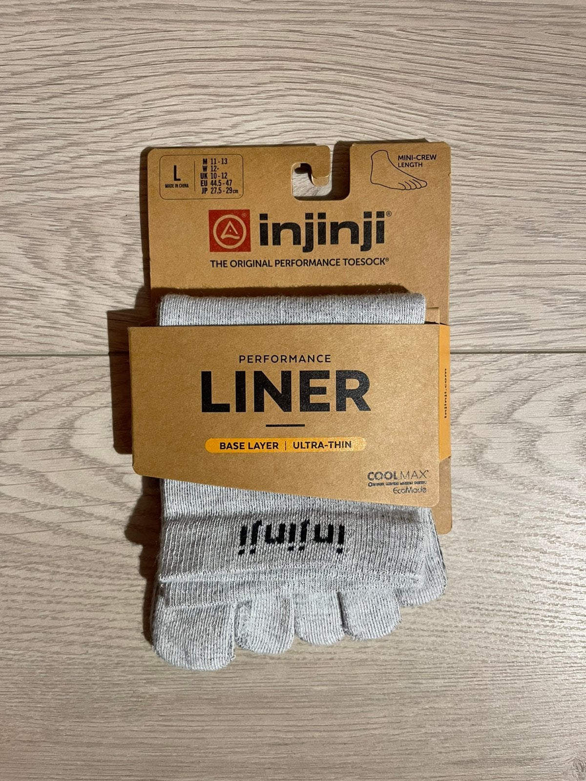 Injinji Liner Mini-Crew maat L (44,5-47) teensokken, Kleding | Heren, Sokken en Kousen, Ophalen, Nieuw, Maat 43 t/m 46, Overige kleuren