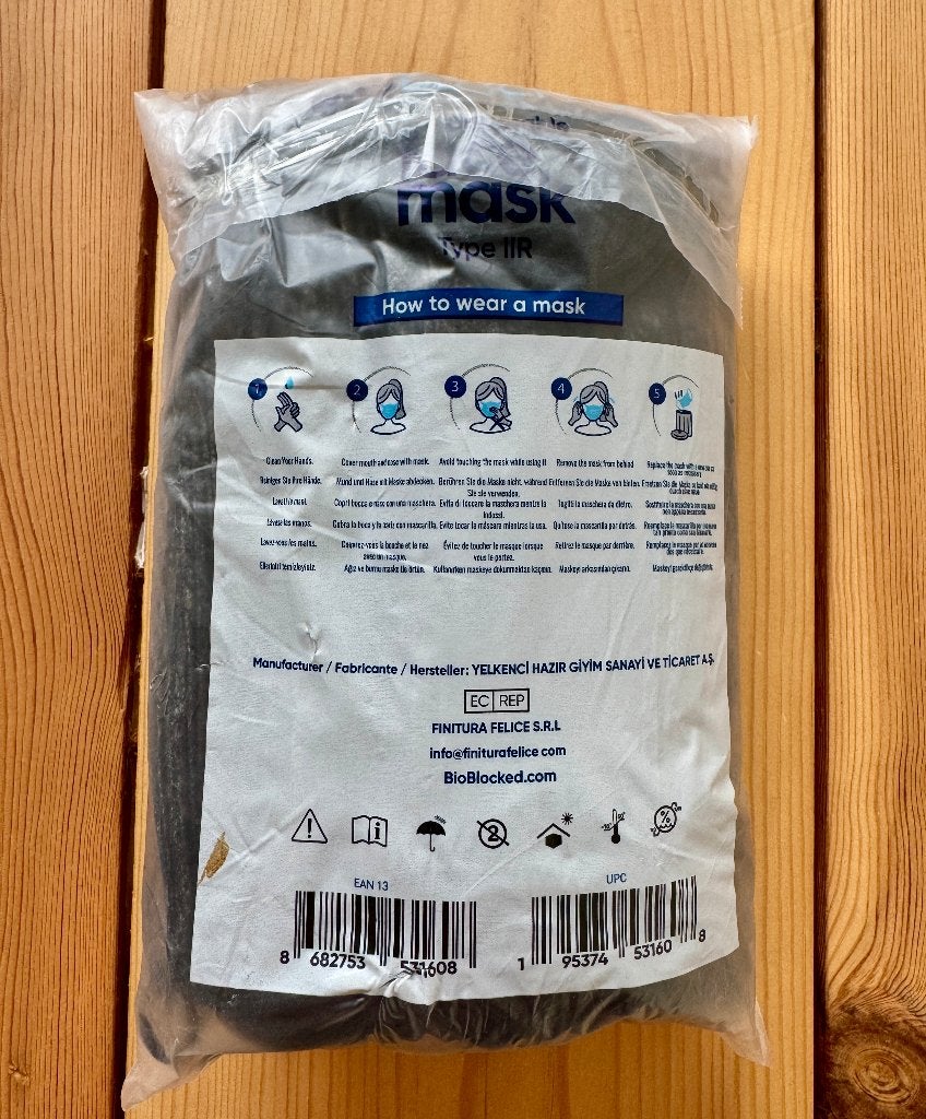 Mondkapjes Face mask (wegwerp) - Type IIR – 50 stuks Nieuw, Ophalen of Verzenden, Nieuw