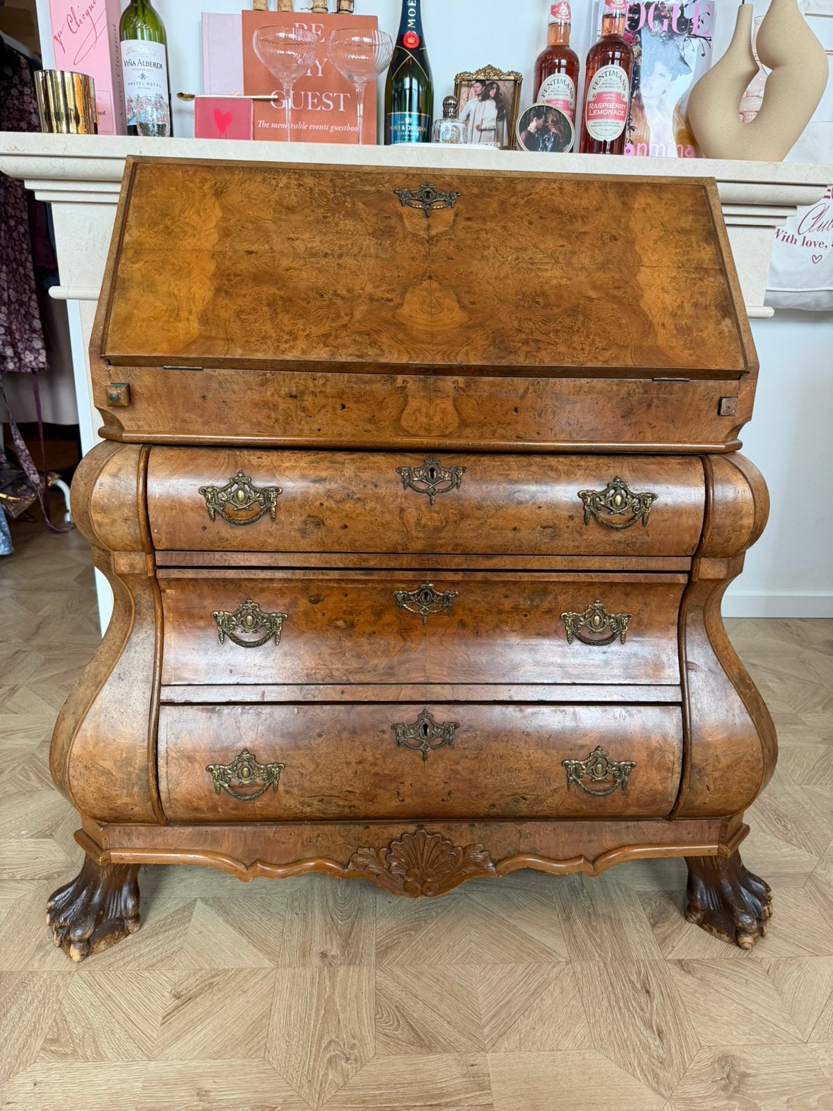 Antieke Secretaire, Ophalen of Verzenden, Zo goed als nieuw