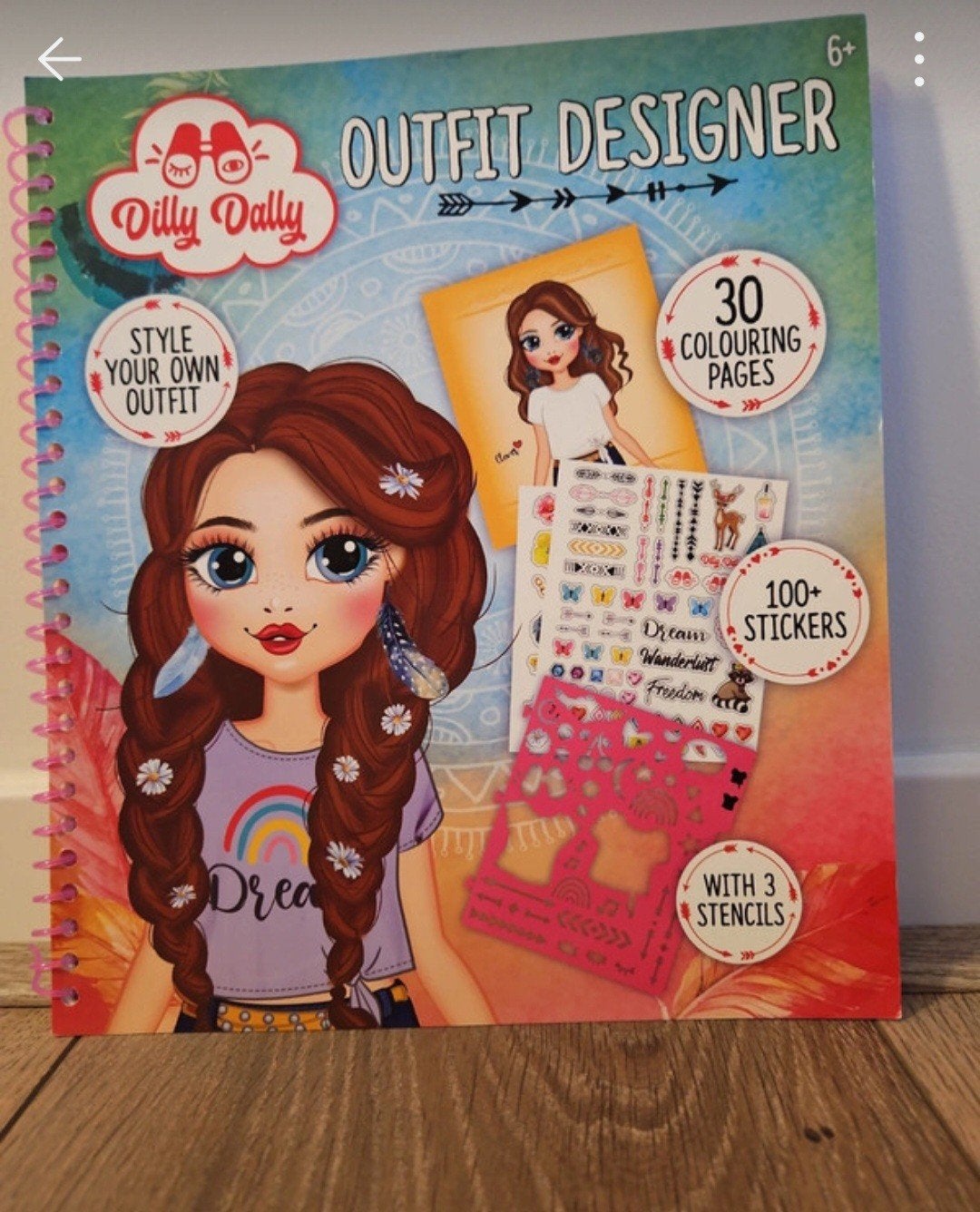 Outfit designer kleurboek, Ophalen of Verzenden, Gebruikt, Papier, Schets- of Tekenboek