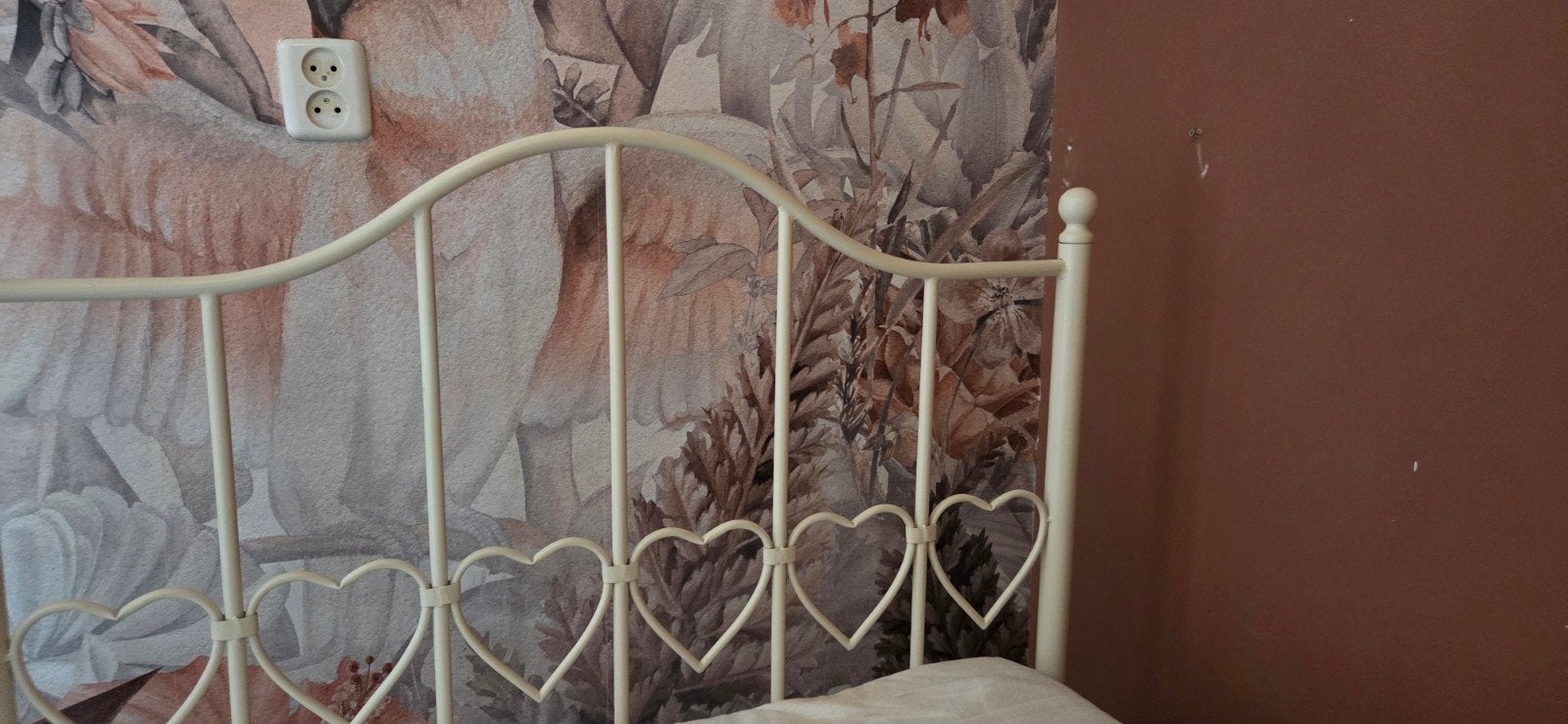 1 persoons bedframe (kan als hemelbed) Maison du monde, Kinderen en Baby's, Ophalen, 85 tot 100 cm, Zo goed als nieuw, Matras