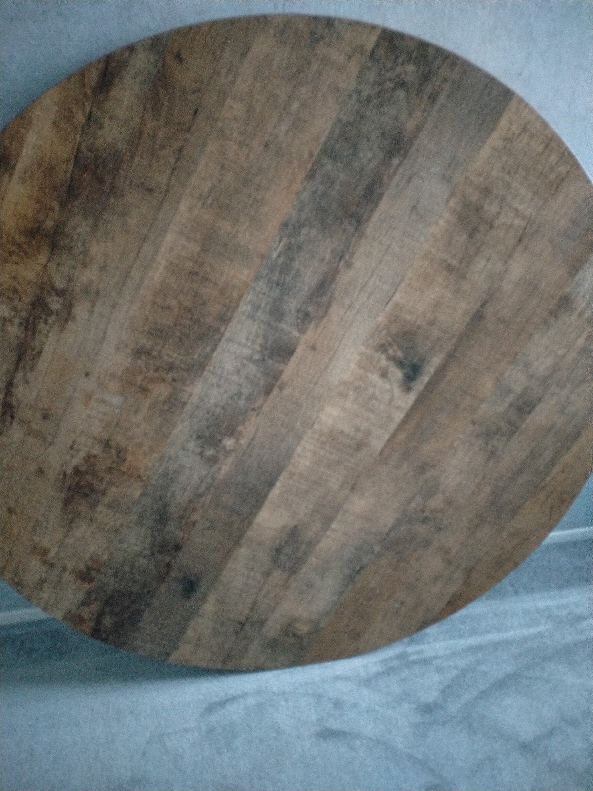 Mango tafel, Ophalen, Rond, Modern, Vier personen