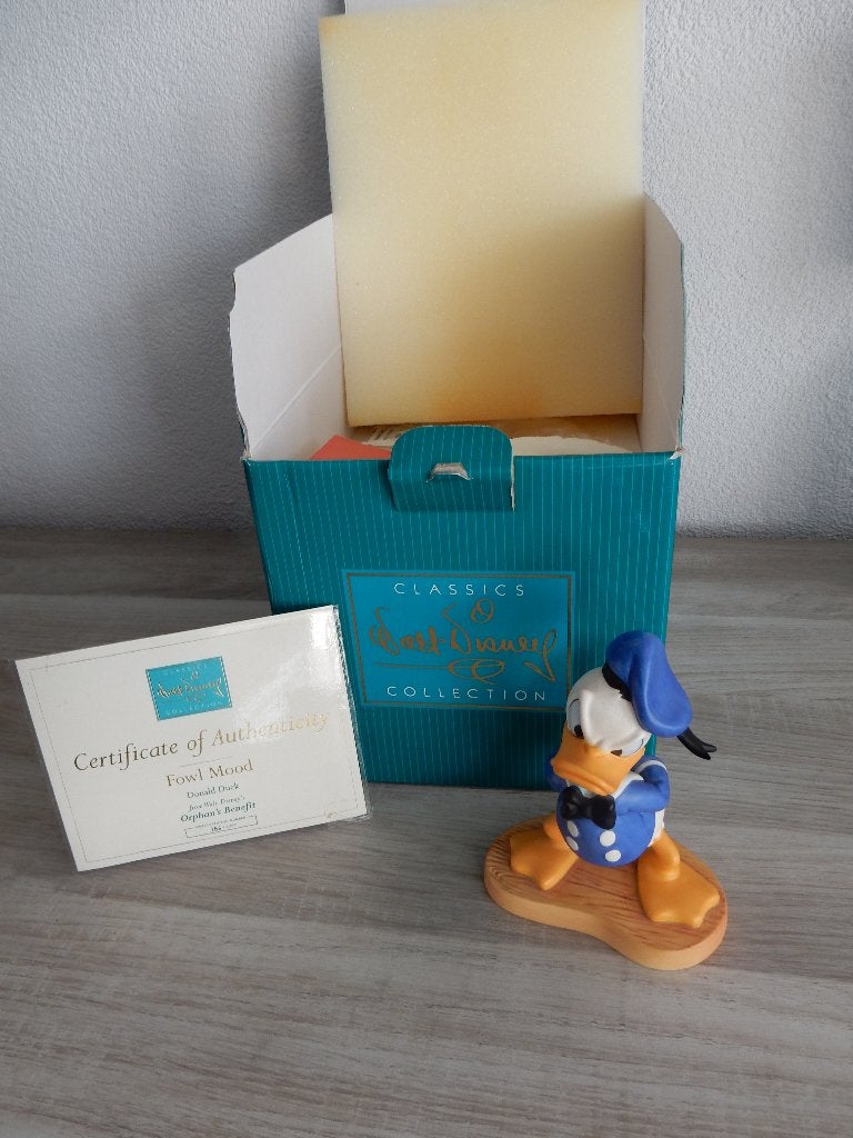 WDCC Disney, Ophalen of Verzenden, Donald Duck, Zo goed als nieuw, Beeldje of Figuurtje