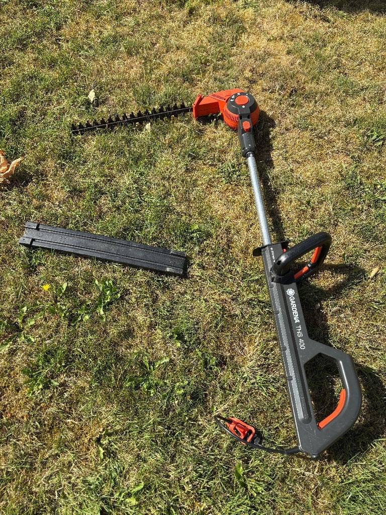 gardena heggenschaar THS 400, Ophalen of Verzenden, Gebruikt, Elektrisch, Gardena