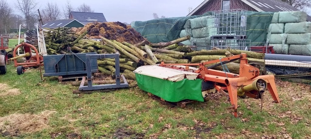 Cyclomaaier PZ185, Grondbak, Balendrager, Weiderol, Ophalen, Veehouderij, Oogstmachine