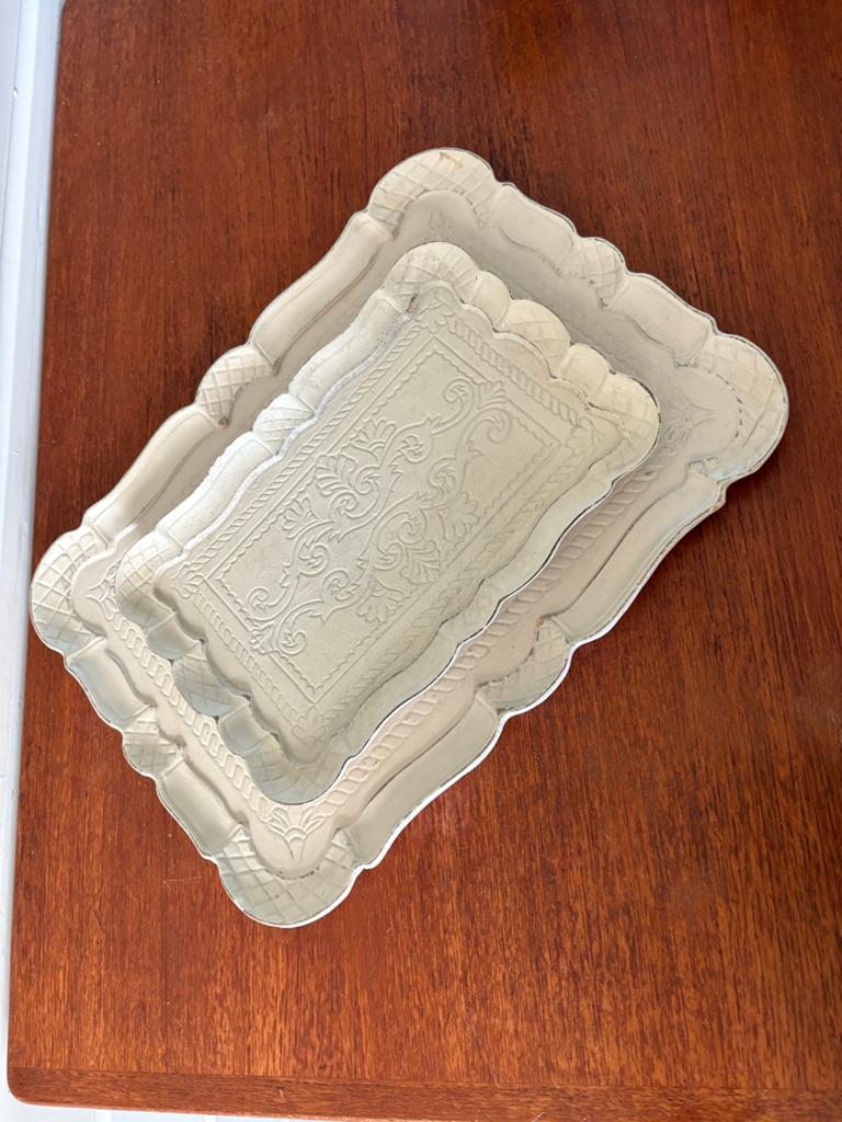 Rivièra Maison Dienbladen Set - Elegant en Decoratief, Ophalen of Verzenden, Gebruikt, Rechthoekig, Overige materialen
