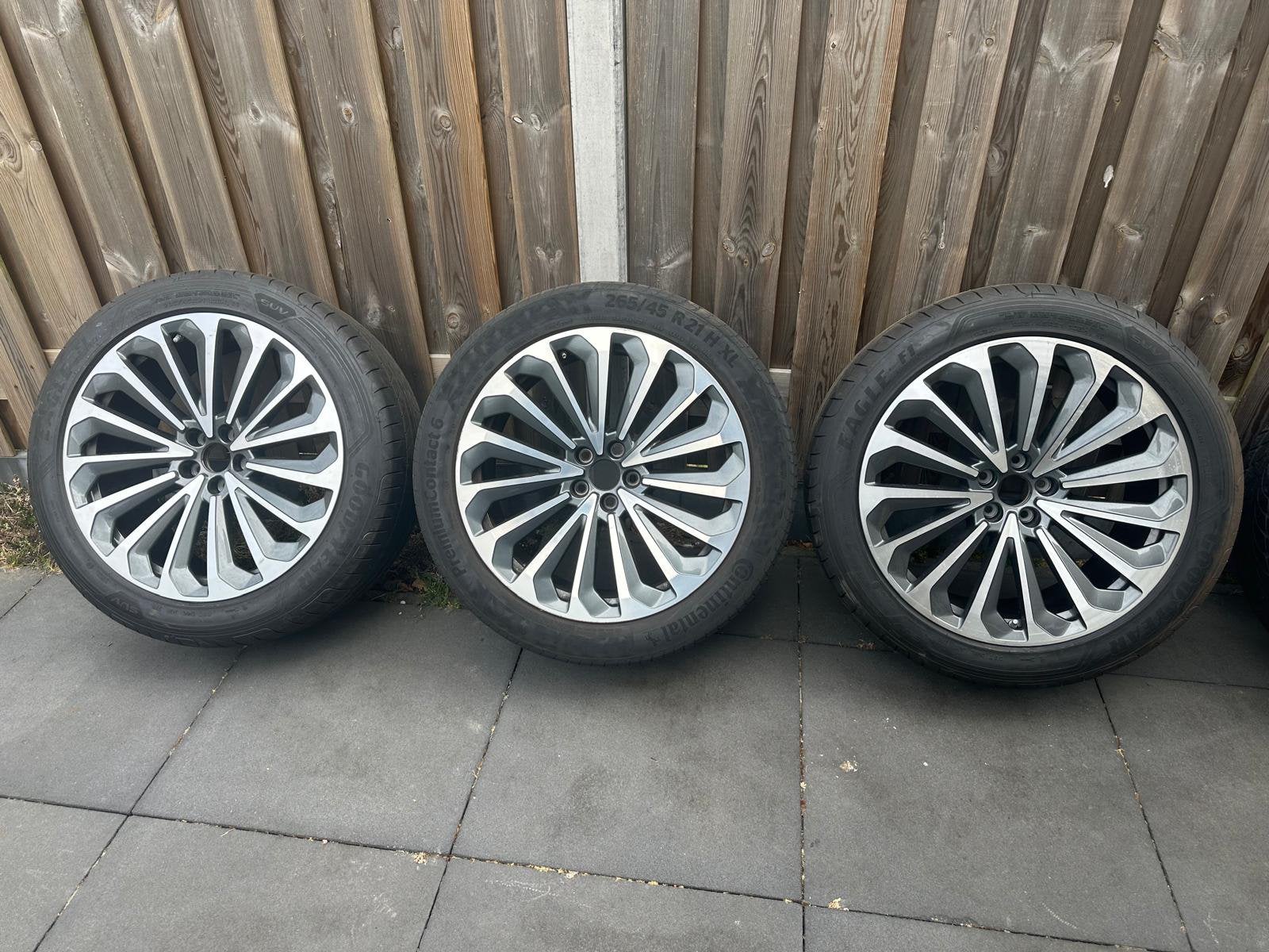 Audi etron velgen 21 inch per stuk verkrijgbaar (3 stuks), Ophalen, Velg(en), 265 mm, 21 inch