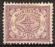 Suriname NVPH nr 41 ongebruikt Cijfer 1902, Ophalen of Verzenden, Postfris