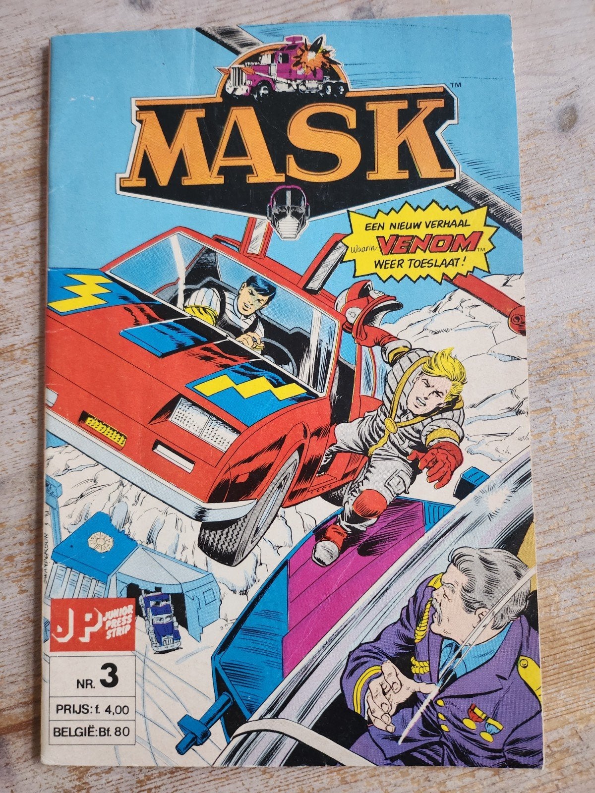 MASK nr 3 Marvel junior press, Boeken, Europa, Ophalen of Verzenden, Gelezen, Eén comic