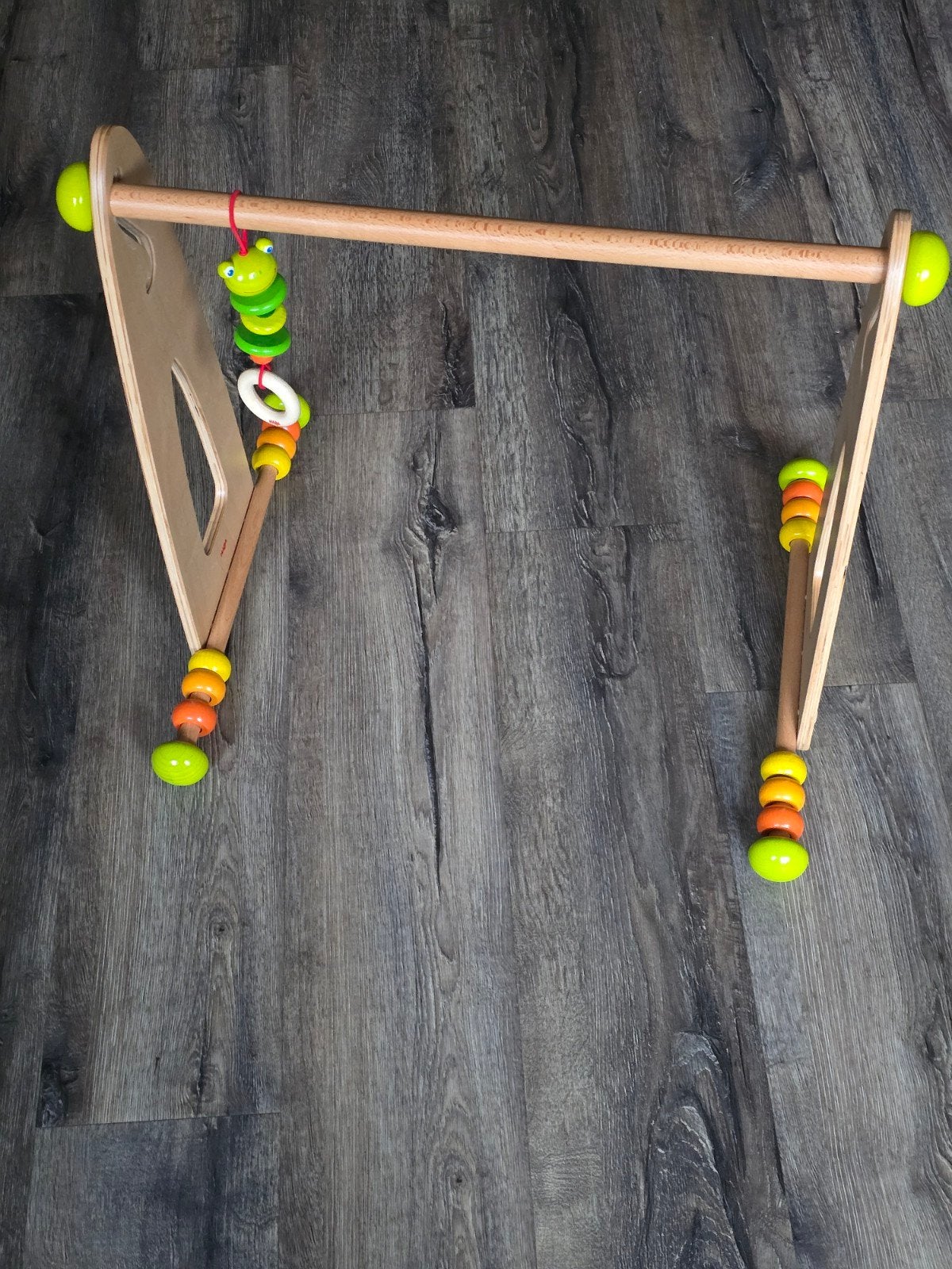 Haba Houten babygym met rammelaar, Kinderen en Baby's, Ophalen, Zo goed als nieuw, Babygym