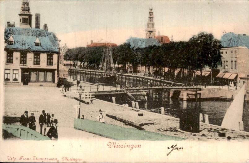Vlissingen, Ophalen of Verzenden, Voor 1920, Gelopen, Zeeland