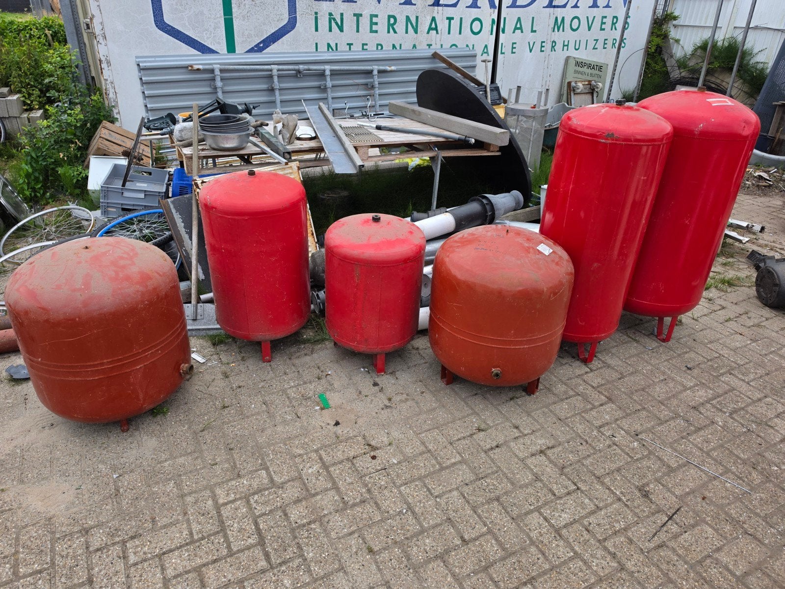 Expansievat grote modelen 300l  200l voor teras kachel/bbq, Tuin en Terras, Vuurkorven, Ophalen
