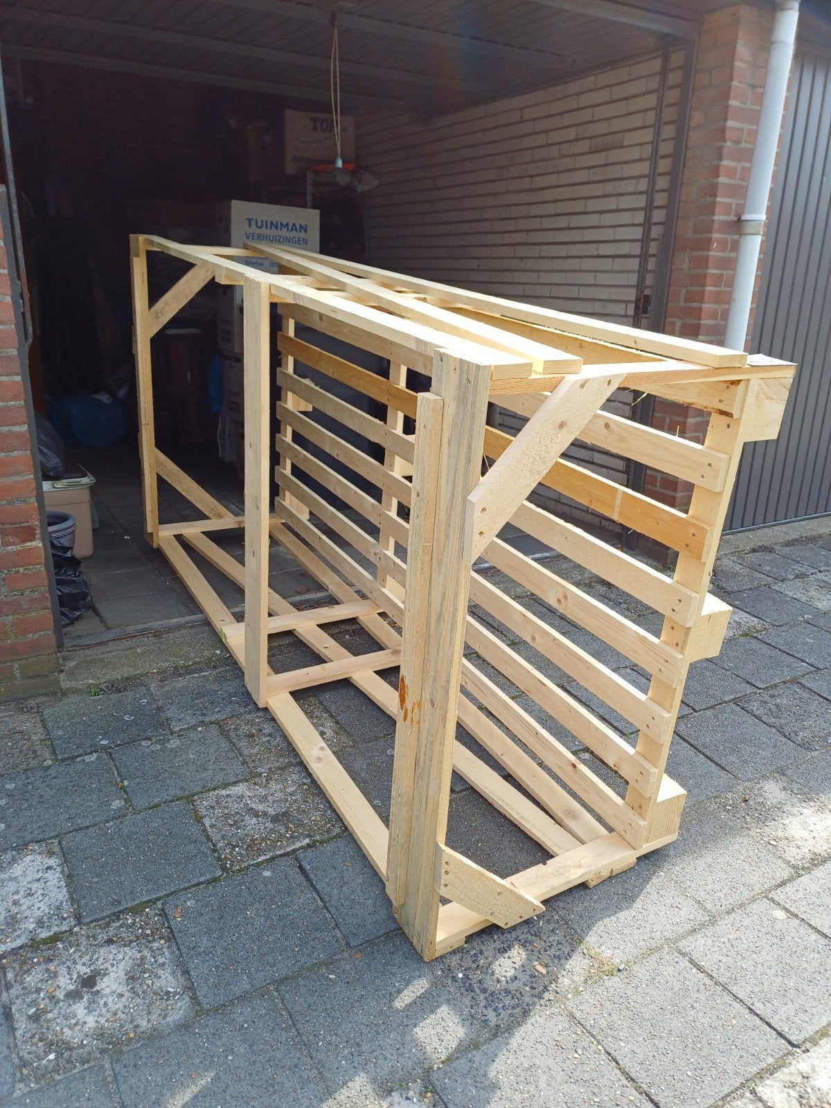 Houten pallet, Minder dan 3 m³, Ophalen, Overige houtsoorten, Blokken