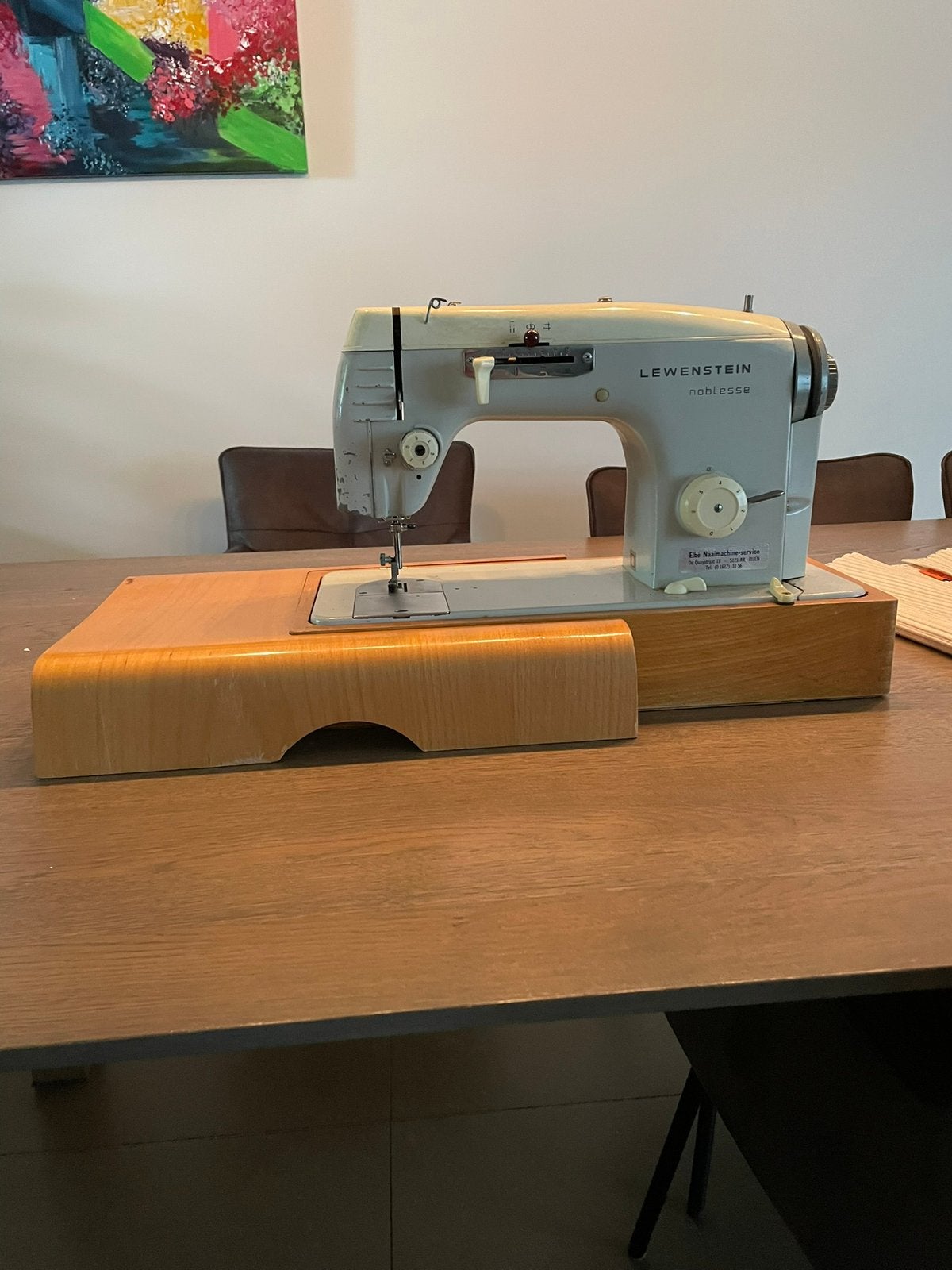 Lewenstein naaimachine., Ophalen of Verzenden, Gebruikt, Naaimachine, Overige merken