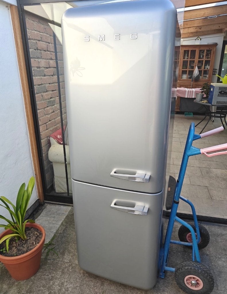 SMEG Koelkast, Ophalen, Gebruikt, 200 liter of meer, 160 cm of meer