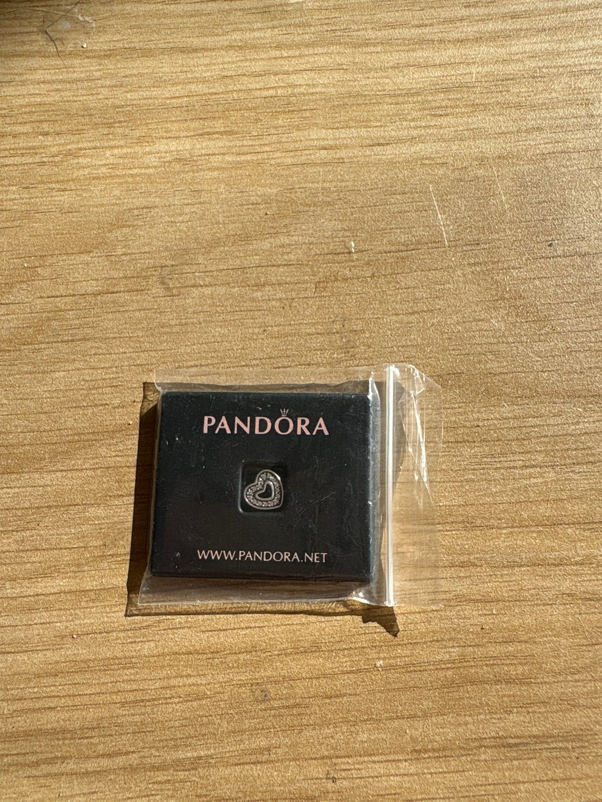 Pandora bedel hartje met strass S925 ALE, Sieraden, Tassen en Uiterlijk, Pandora, Nieuw, Ophalen of Verzenden, 1 bedel