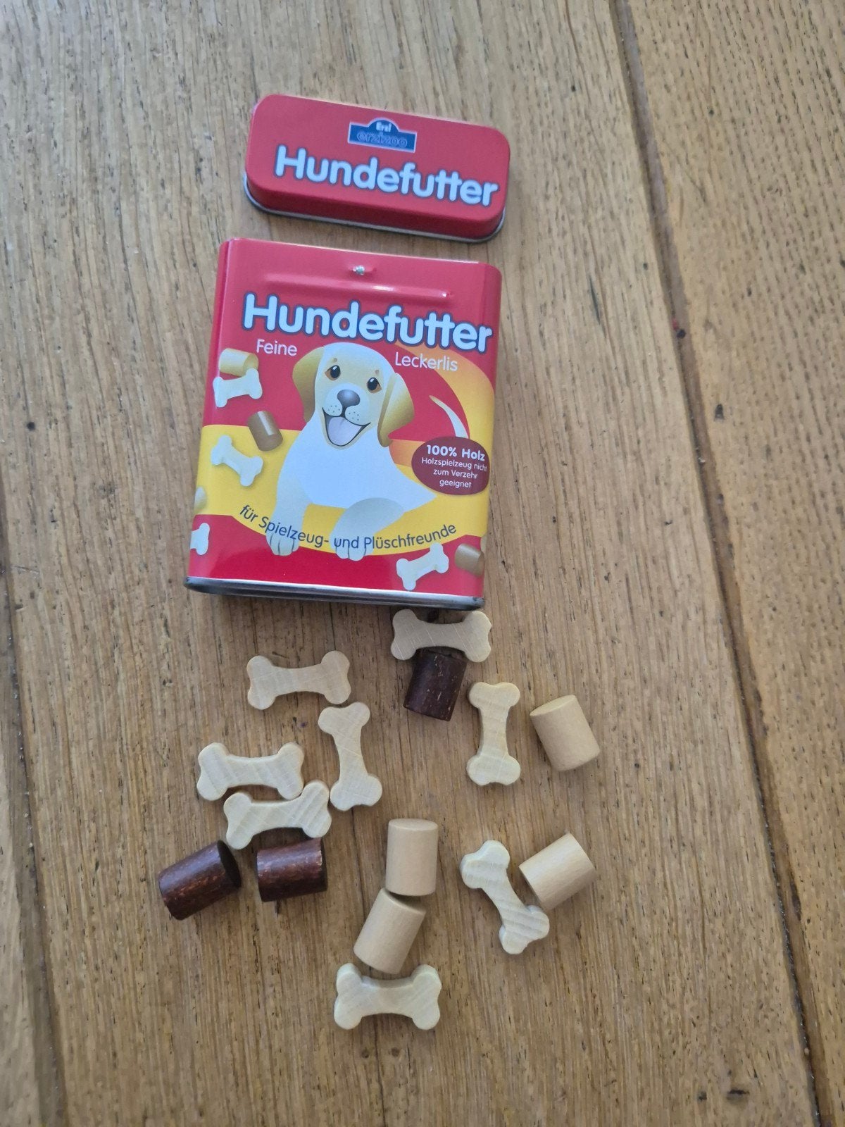 Houten Hondenvoer Speelgoed in Blik - Feine Leckerlis, Ophalen of Verzenden
