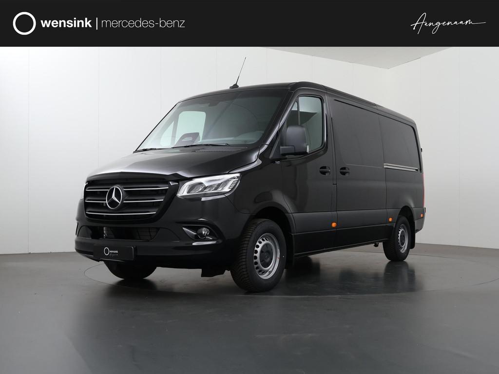 Mercedes-Benz Sprinter 319 CDI L2 H1 RWD Select | DUBBELE SC, Auto's, Bestelauto's, Automaat, Euro 6, Zwart, Bedrijf