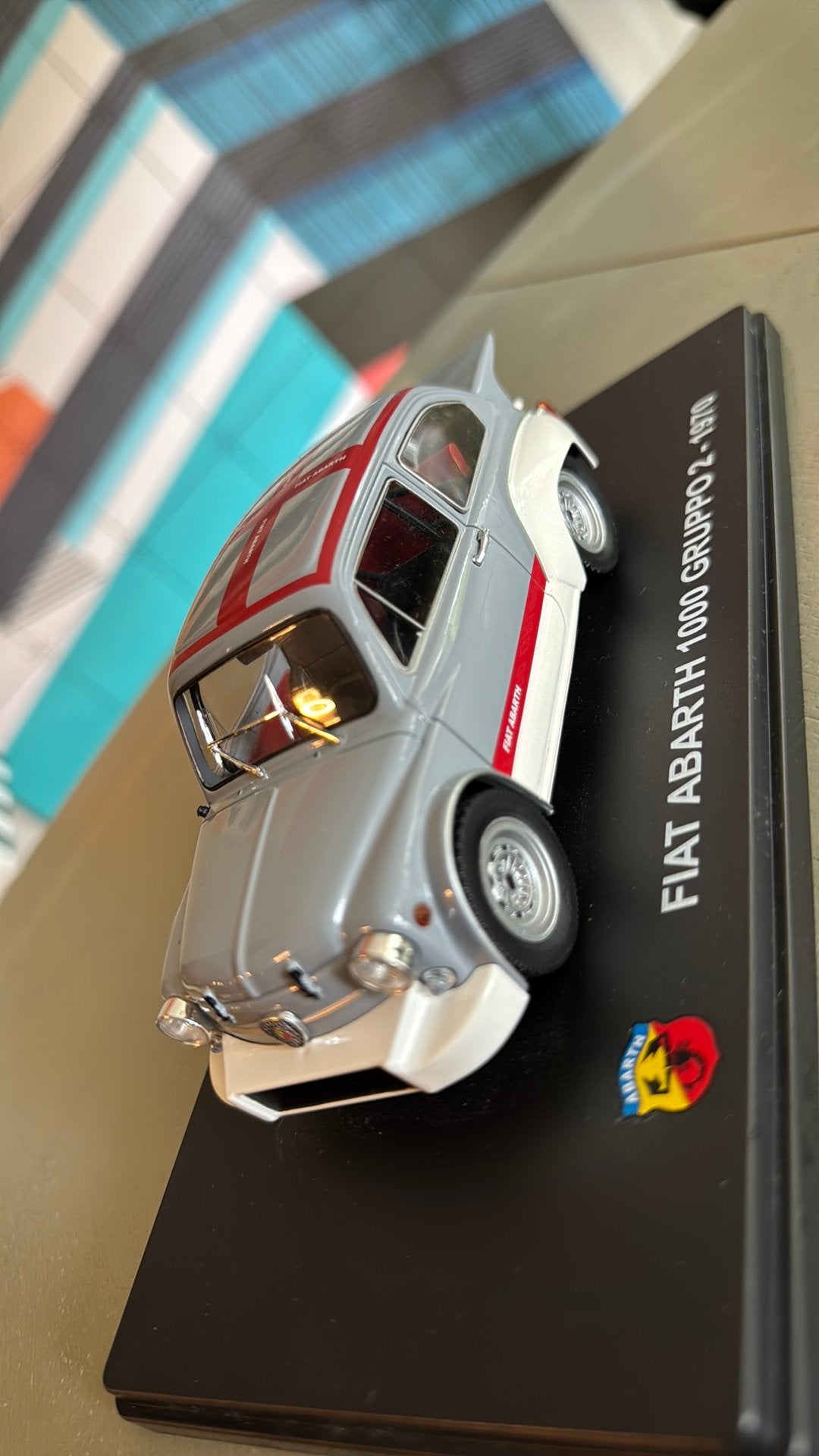 Abarth Fiat 1000 TCR  1:24 schaal, Ophalen of Verzenden, Zo goed als nieuw, Auto, Overige merken