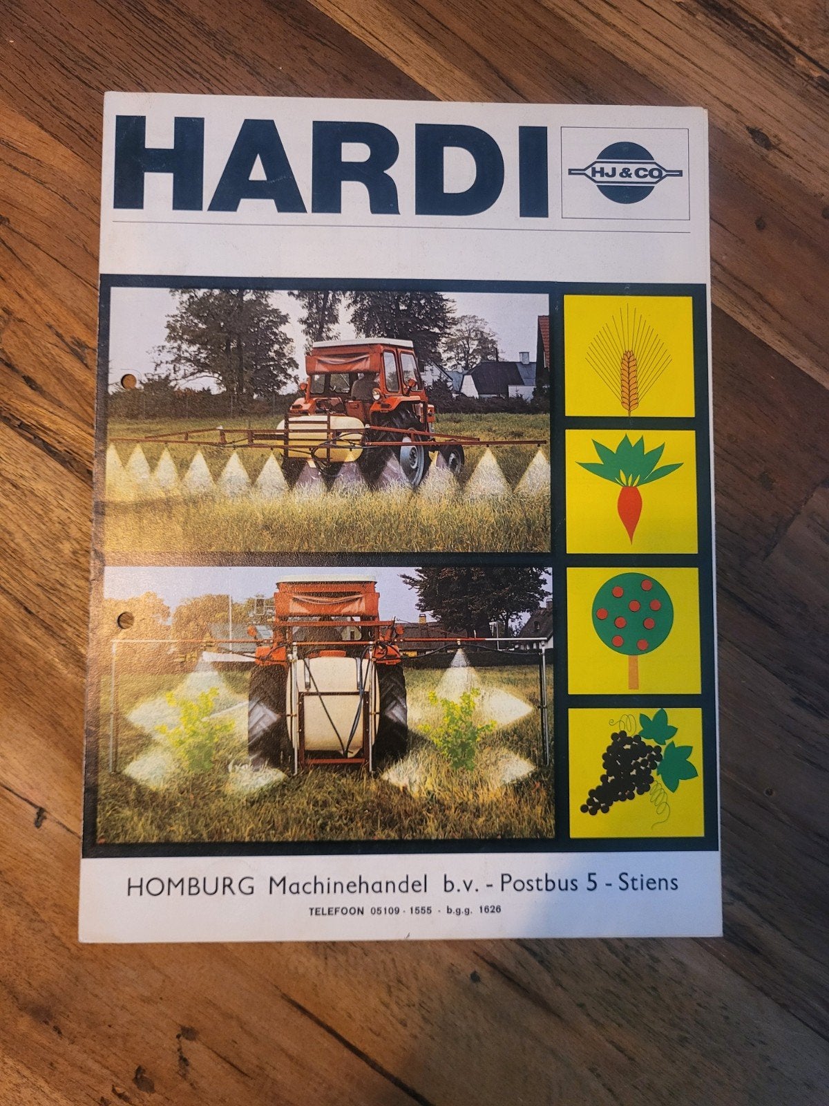 tractor folder Hardi HOMBURG machinehandel, Ophalen of Verzenden, Zo goed als nieuw