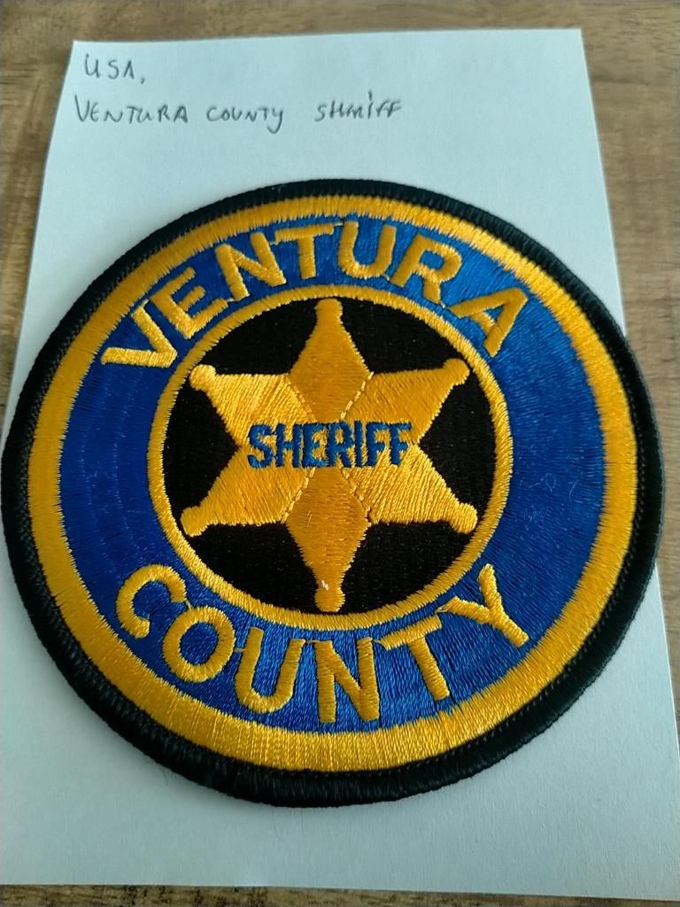 USA , Californië , Ventura Sheriff , Patch, Verzenden, Overige soorten, Amerika, Embleem of Badge