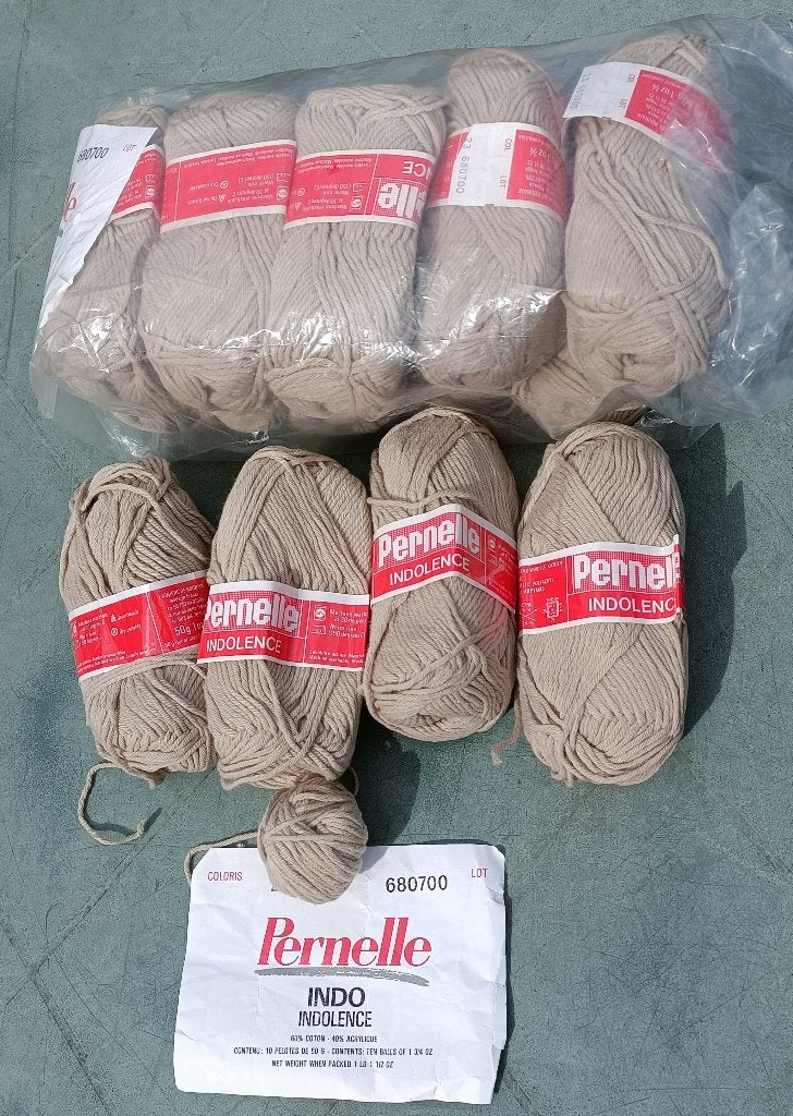 PERNELLE Indo 60% katoen, 40% acryl. 50 gram (N72), Ophalen of Verzenden, Nieuw, Breien of Haken, Wol of Garen