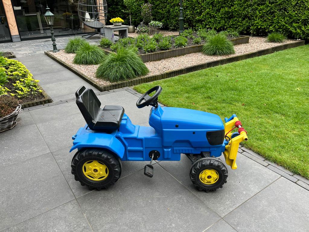 Blauwe traptractor., Ophalen of Verzenden, Gebruikt, Trapvoertuig